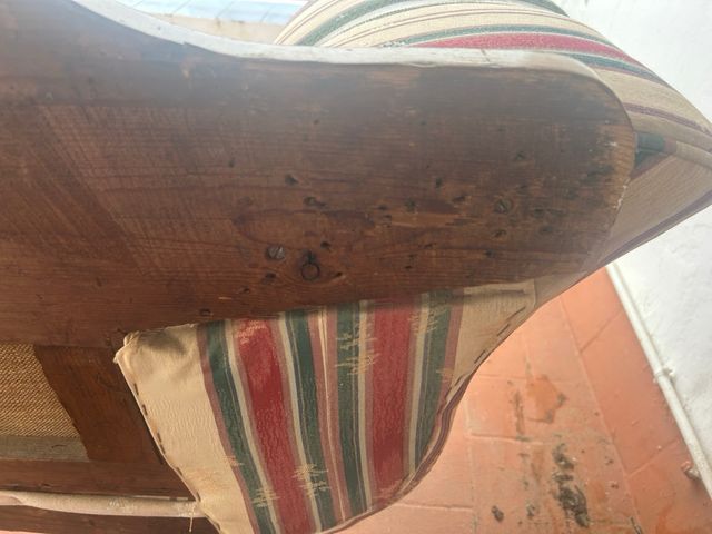 Sofá Clásico Madera Maciza Multicolor