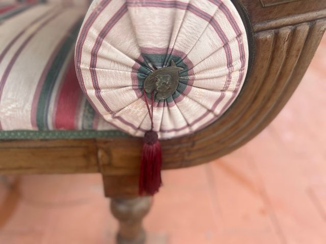 Sofá Clásico Madera Maciza Multicolor