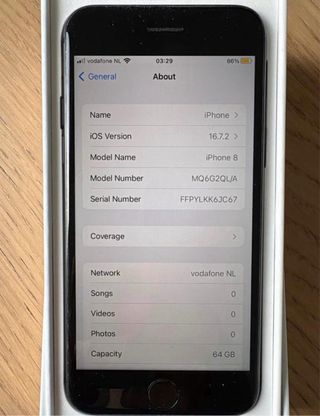 iPhone 8 Negro original impecable