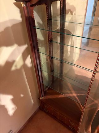 Vitrina expositora madera cristal PRECIO NEGOCIABL