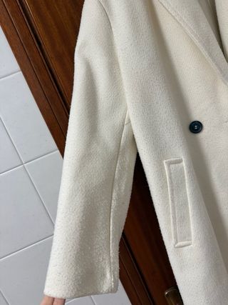 Cappotto Bershka Panna Taglia L