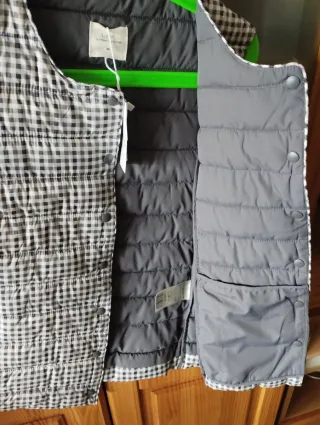 Chaleco cuadros mujer talla M