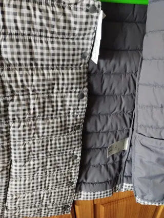 Chaleco cuadros mujer talla M