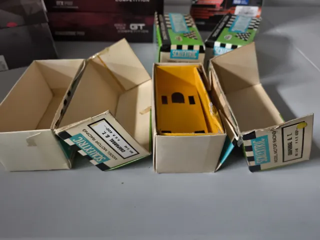 Cajas Scalextric Exin (4 unidades)