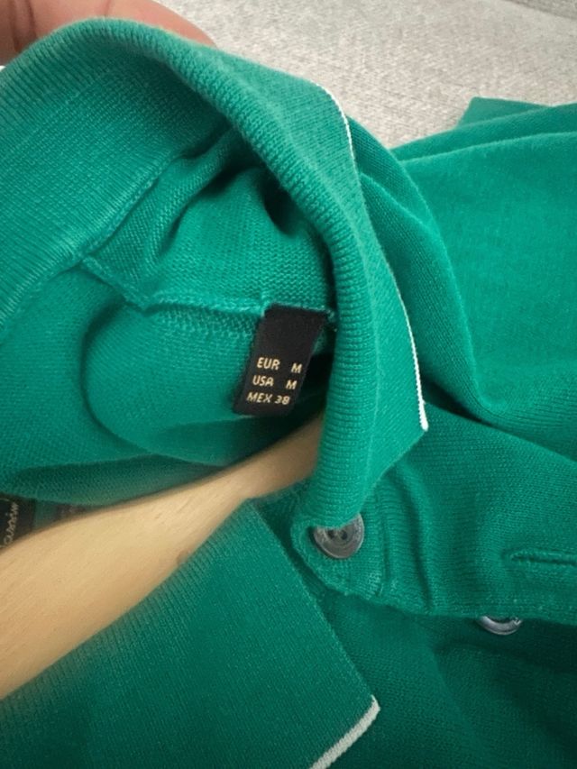 Polo verde Massimo Dutti