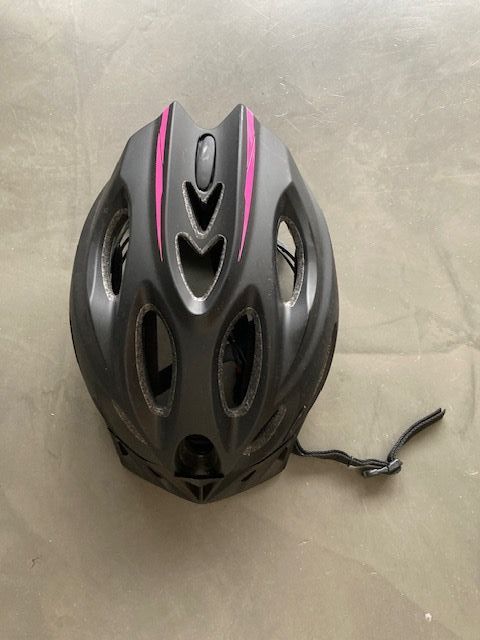Casco Bici Negro y Rosa Decathlon