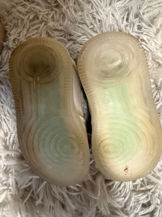 Scarpe bambina bianche e blu n. 20