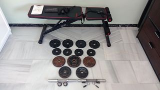 Banco Yoleo + Mancuernas