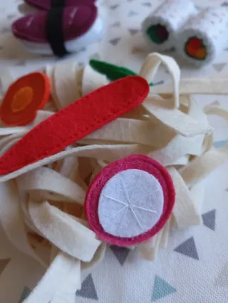 Set de comida japonesa de juguete