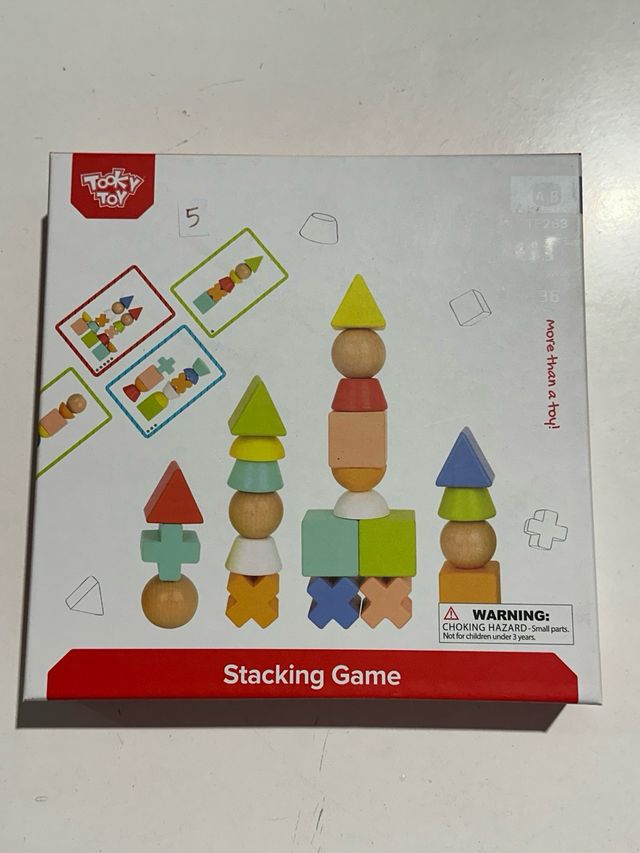 Juego de apilamiento de madera Tooky Toy