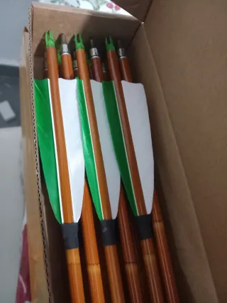 Flechas de carbono con puntas de acero