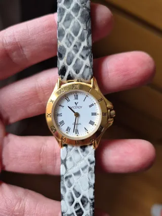 Reloj Viceroy Mujer Dorado Piel Serpiente