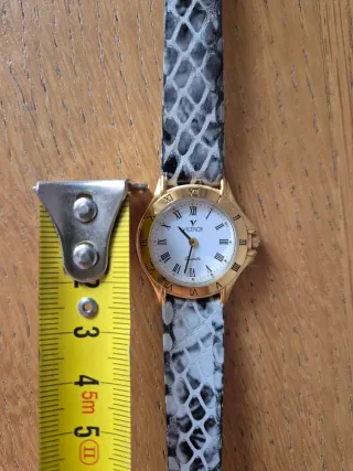 Reloj Viceroy Mujer Dorado Piel Serpiente