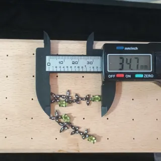 Pendientes Peridoto Natural Mariposa