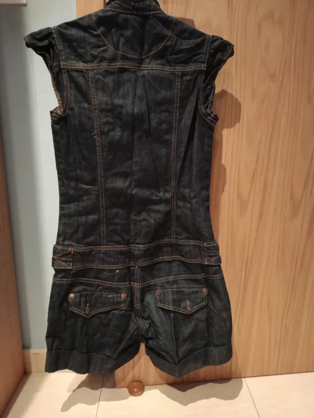 Mono vaquero corto mujer