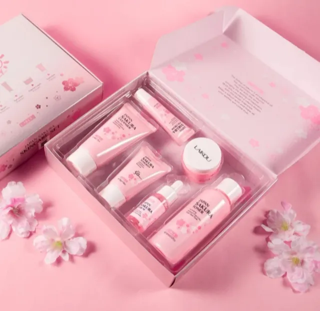 Set Skincare Japan Sakura LAIKOU Rosa