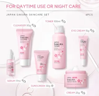 Set Skincare Japan Sakura LAIKOU Rosa