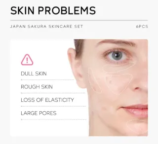 Set Skincare Japan Sakura LAIKOU Rosa