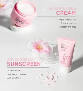 Set Skincare Japan Sakura LAIKOU Rosa