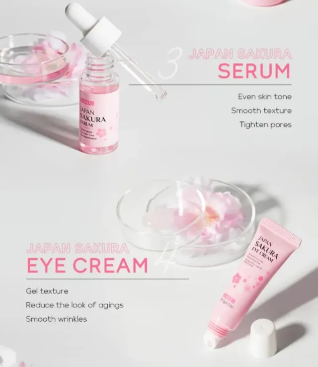 Set Skincare Japan Sakura LAIKOU Rosa