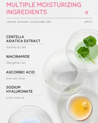 Set Skincare Japan Sakura LAIKOU Rosa