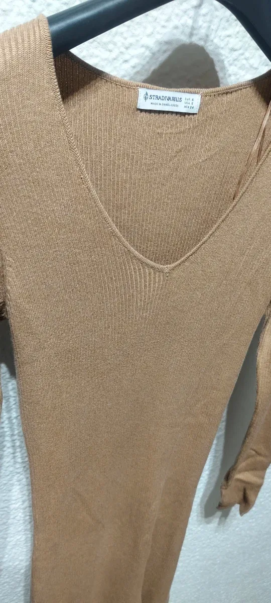 Vestido punto Stradivarius Talla S