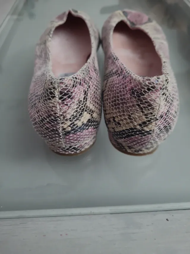 Zapatos planos serpiente talla 41