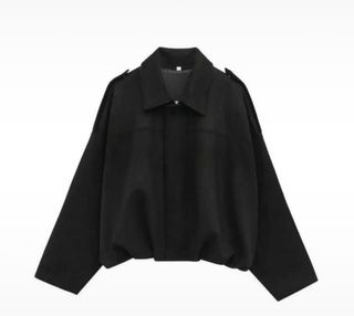 Chaqueta bomber Zara negra Talla M