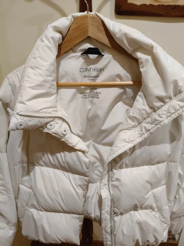 Plumas Calvin Klein Blancas Talla XS