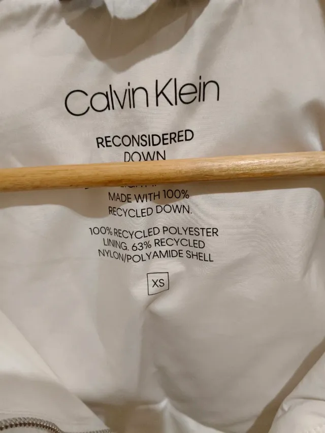 Plumas Calvin Klein Blancas Talla XS