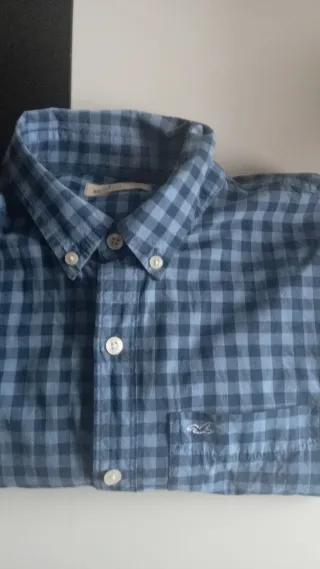 Camisa cuadros Hollister Talla L