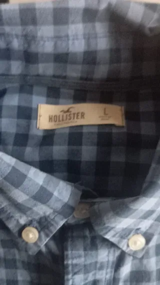 Camisa cuadros Hollister Talla L