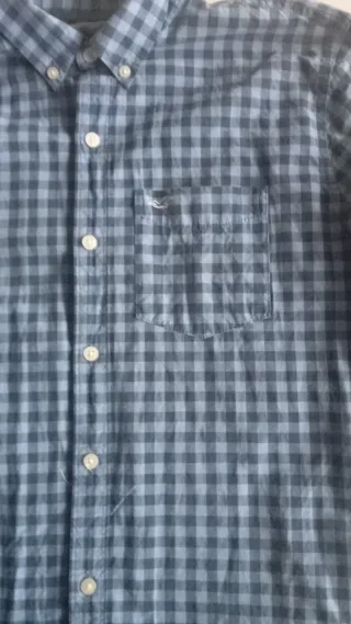 Camisa cuadros Hollister Talla L