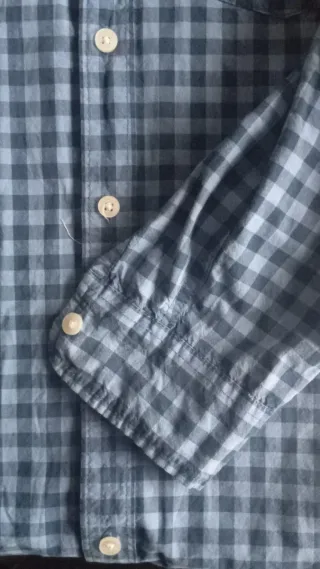 Camisa cuadros Hollister Talla L