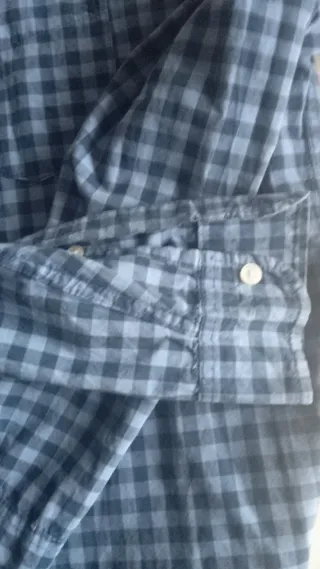 Camisa cuadros Hollister Talla L