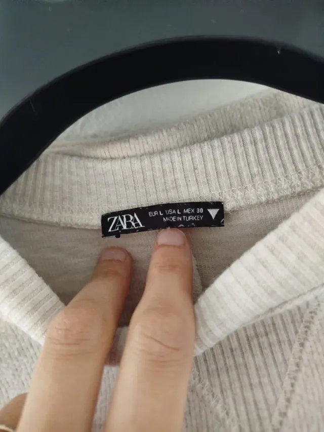 Conjunto falda y top invierno beige