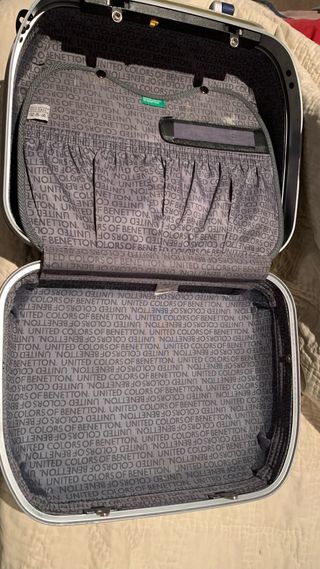 Neceser / maleta Benetton Azul Pequeño