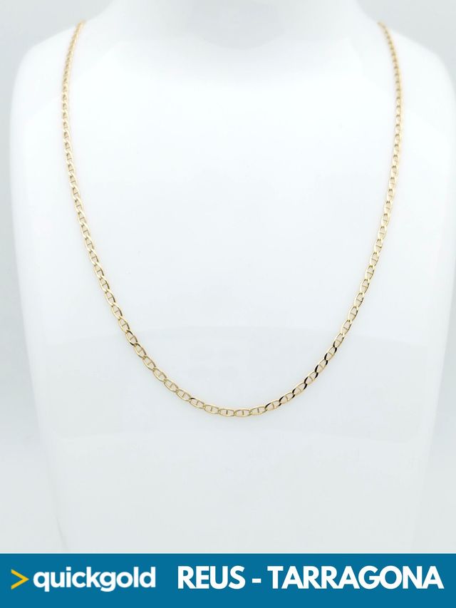 040-02-00552  CADENA ORO 18K BILBAO 47CM