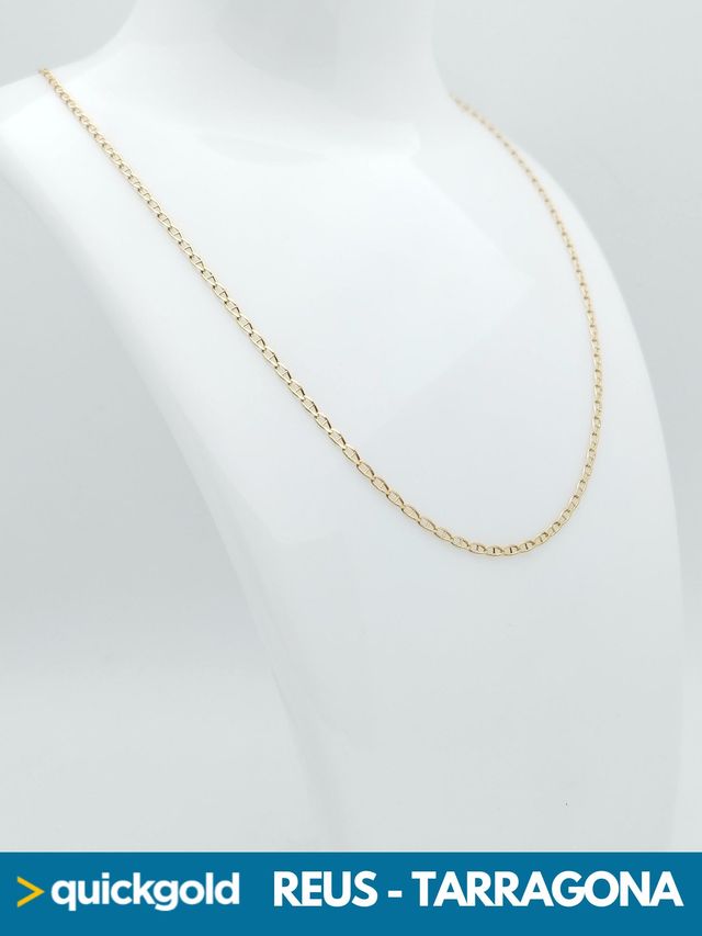 040-02-00552  CADENA ORO 18K BILBAO 47CM