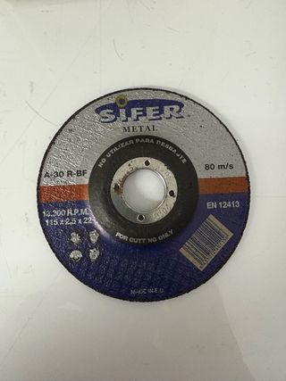 Disco de corte Sifer Metal 115mm