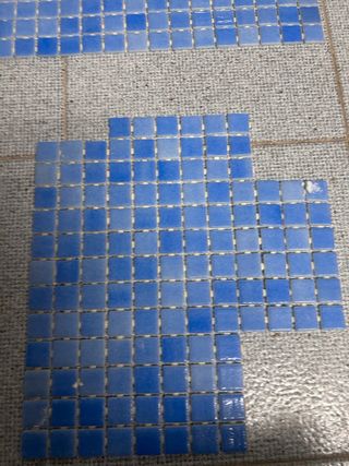 Azulejo Gresite Piscina Azul