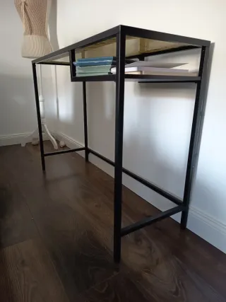 Tavolo consolle Ikea Vittsjo, vetro con vinile