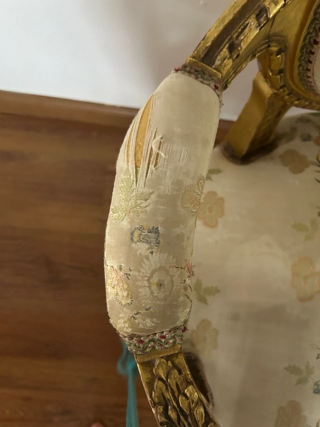 Conjunto 4 Sillas Pan de Oro y 2