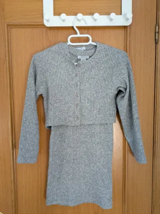 Pack Vestidos niña 8/9 años. Rosa, negro, gris