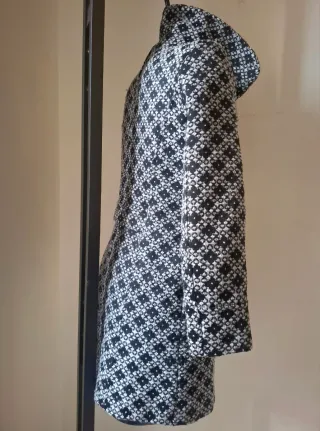 Cappotto Tweed Grigio S Nuovo