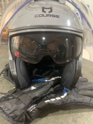 Casco de moto COURSE usado 1 semana