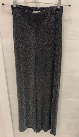 Pantalón Zara brillos pata ancha