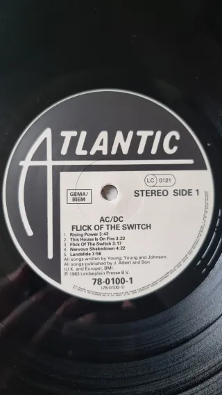 Vinilo AC/DC Flick Of The Switch