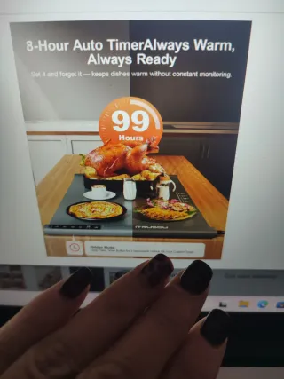 Piastra riscaldante elettrica buffet