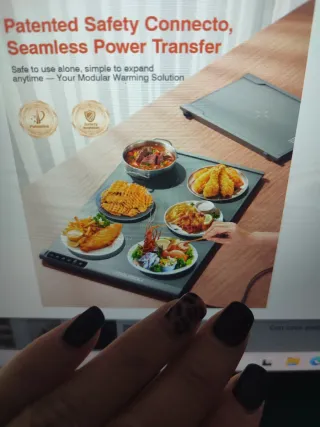 Piastra riscaldante elettrica buffet